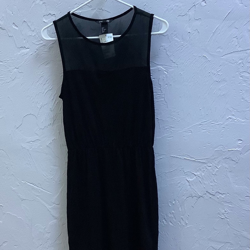 Black sleeveless summer dress size small brand new with tag on